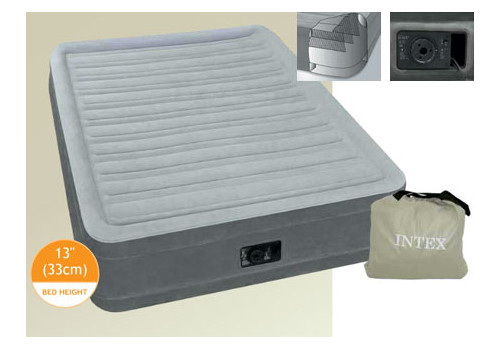 Надувная кровать FULL COMFORT-PLUSH MID RISE AIRBED, 137x191х33см, со встроенным насосом 220 67768