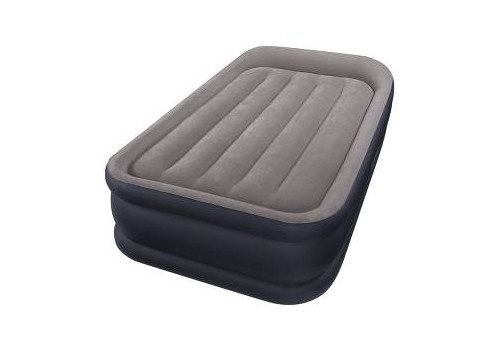 64132 Надувная односпальная кровать Intex Deluxe Pillow Rest Raised Bed With Dura-Beam 99х191х42 см, с насосом 220В